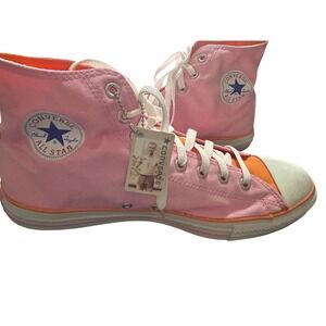 Converse Chuck Taylor All Star High Top Pink Orange AT180 Mens 12 Womens 14